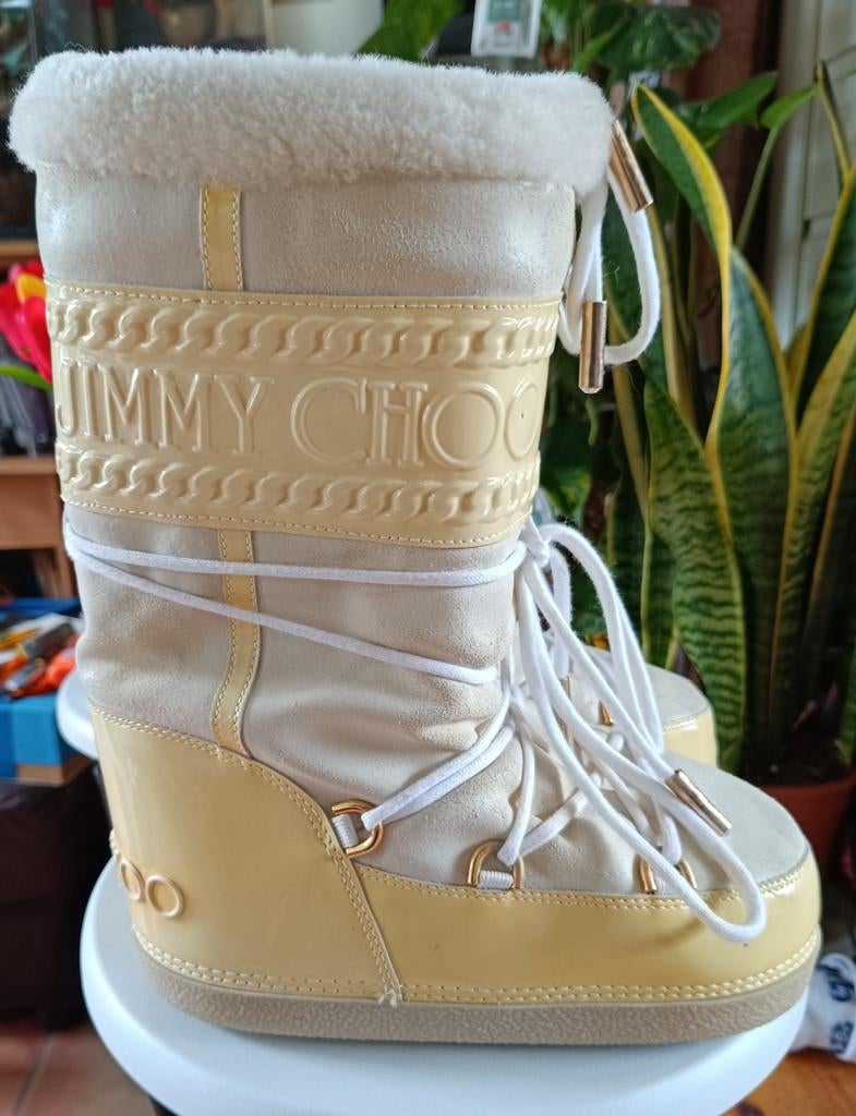 Moonboots Jimmy Choo, Ophalen of Verzenden, Zo goed als nieuw, Zwart