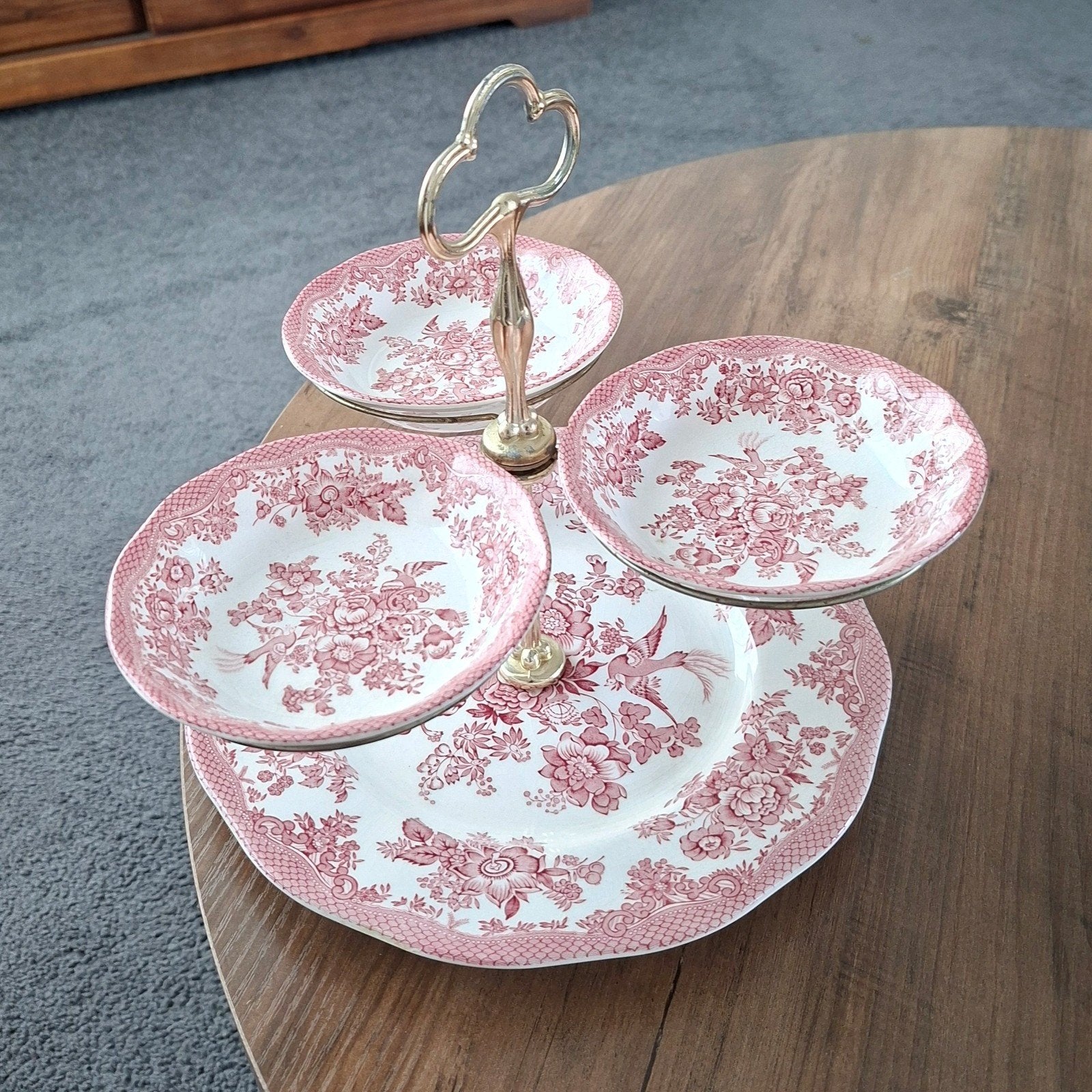 Vintage Wedgwood Etagere 'Asiatic Pheasants', Ophalen of Verzenden