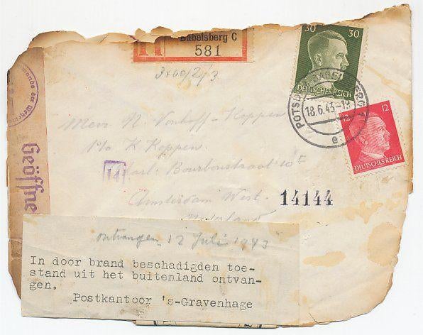GEZOCHT RAMPPOST / CRASHMAIL / INTERRUPTED MAIL / ETC., Ophalen of Verzenden, Overige typen