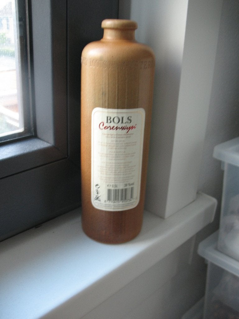 Oude Lege Fles Bols Jenever 0,5 Liter, Antiek en Kunst, Ophalen of Verzenden
