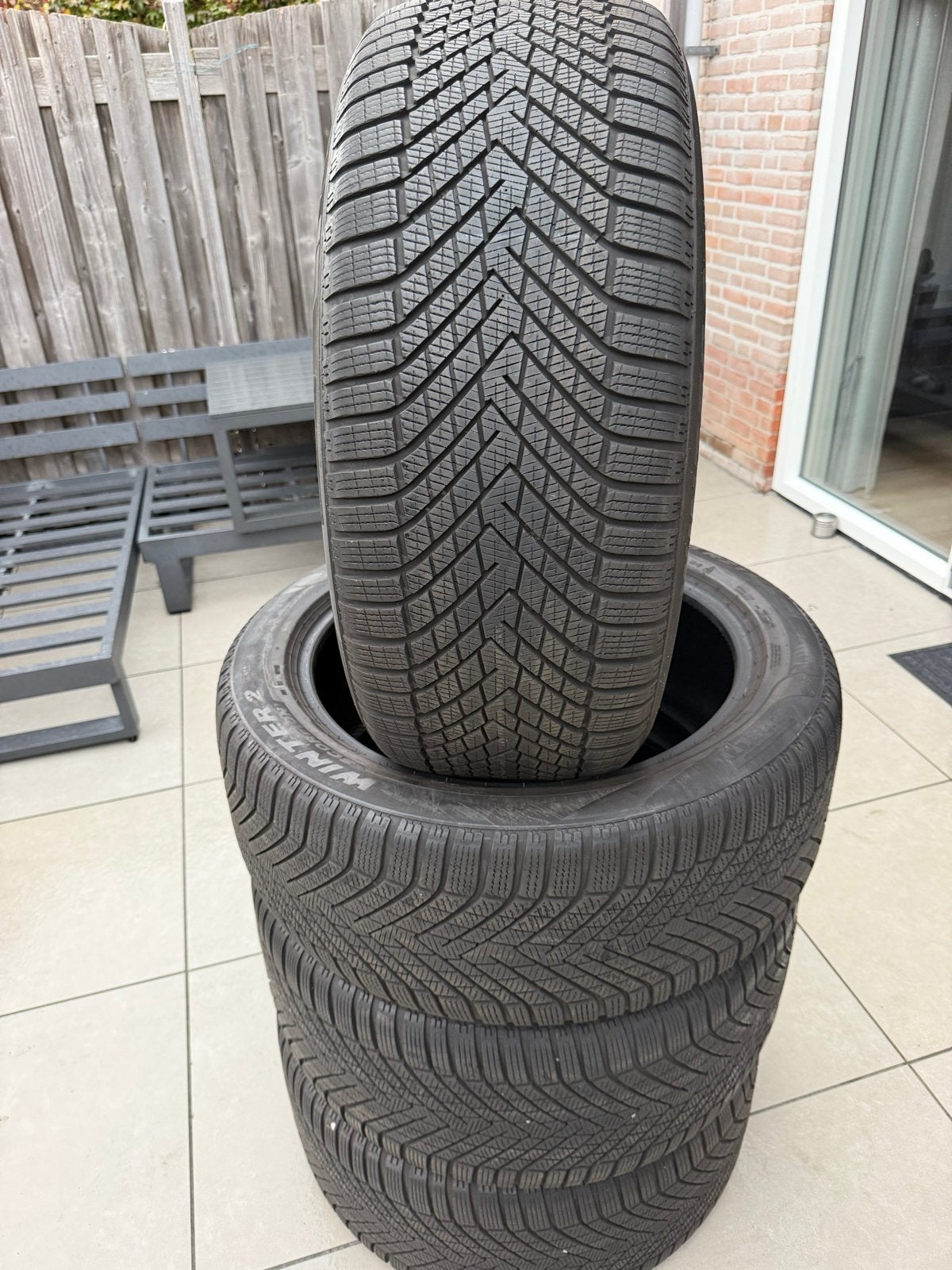 21 inch Porsche Cayenne Winterbanden 285 45 21 / 305 40 21, Ophalen of Verzenden, Gebruikt