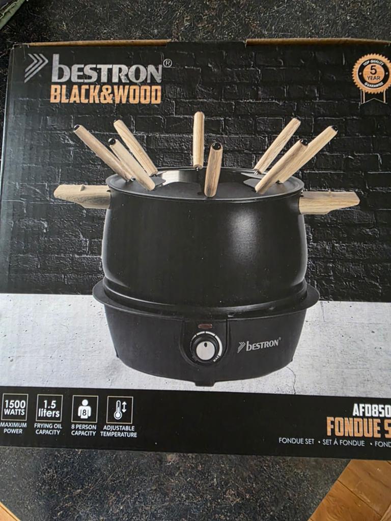 Fonduepan electrisch nieuw, Witgoed en Apparatuur, Fonduesets, Ophalen, Nieuw, Elektrisch, Fonduepan