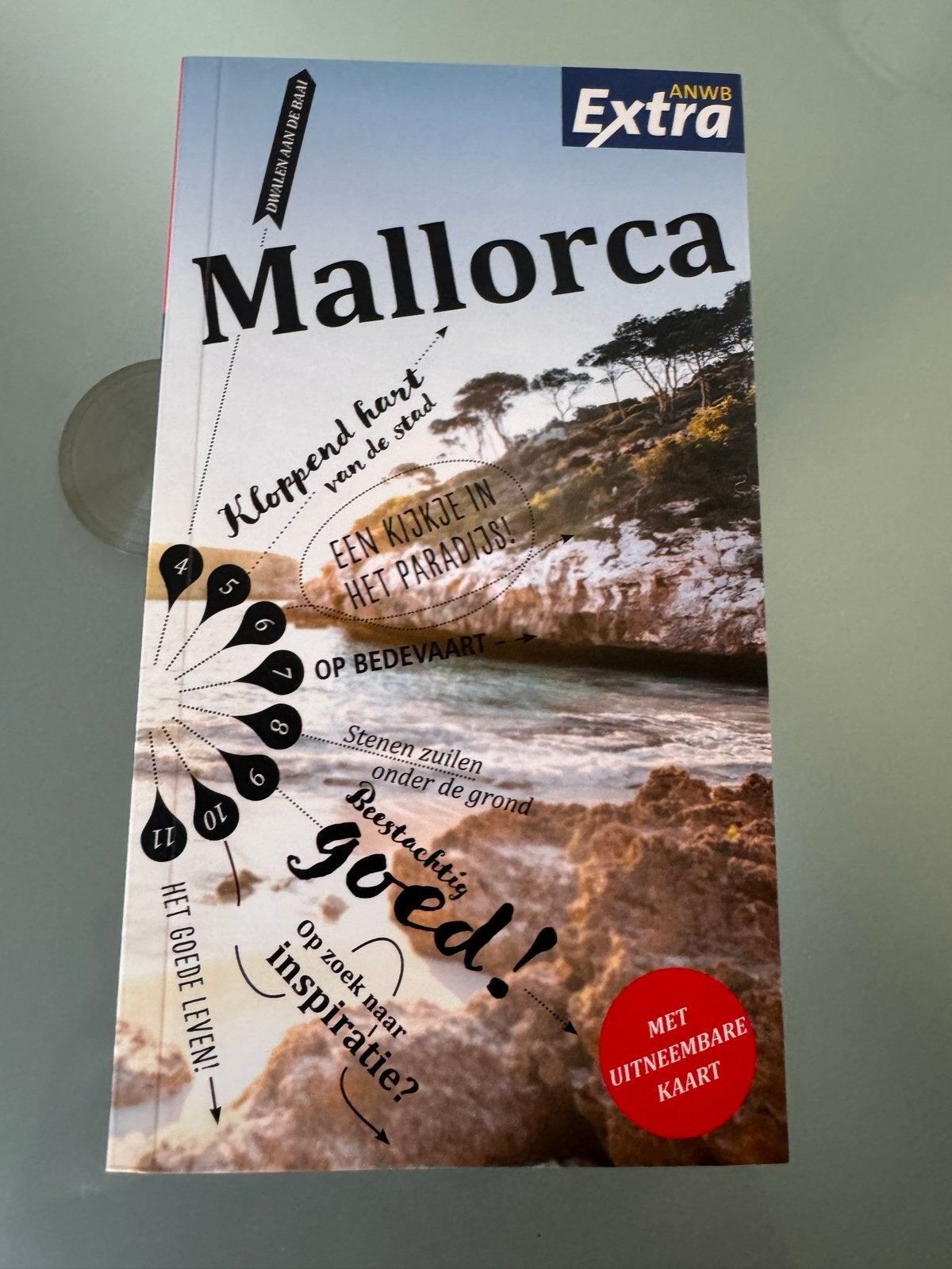 ANWB Extra Reisgids Mallorca met uitneembare kaart, Boeken, Reisgidsen, Europa, Nieuw, Ophalen of Verzenden, Reisgids of -boek