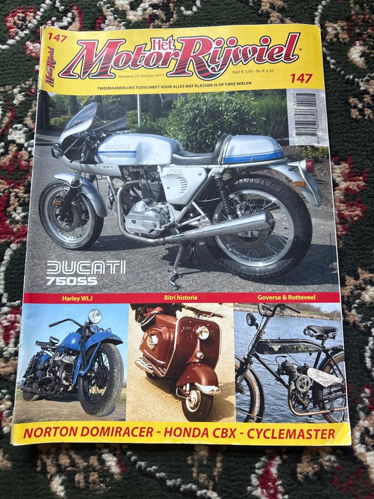 Het MotorRijwiel Magazine - Ducati 750SS, Boeken, Ophalen of Verzenden, Gelezen, Algemeen