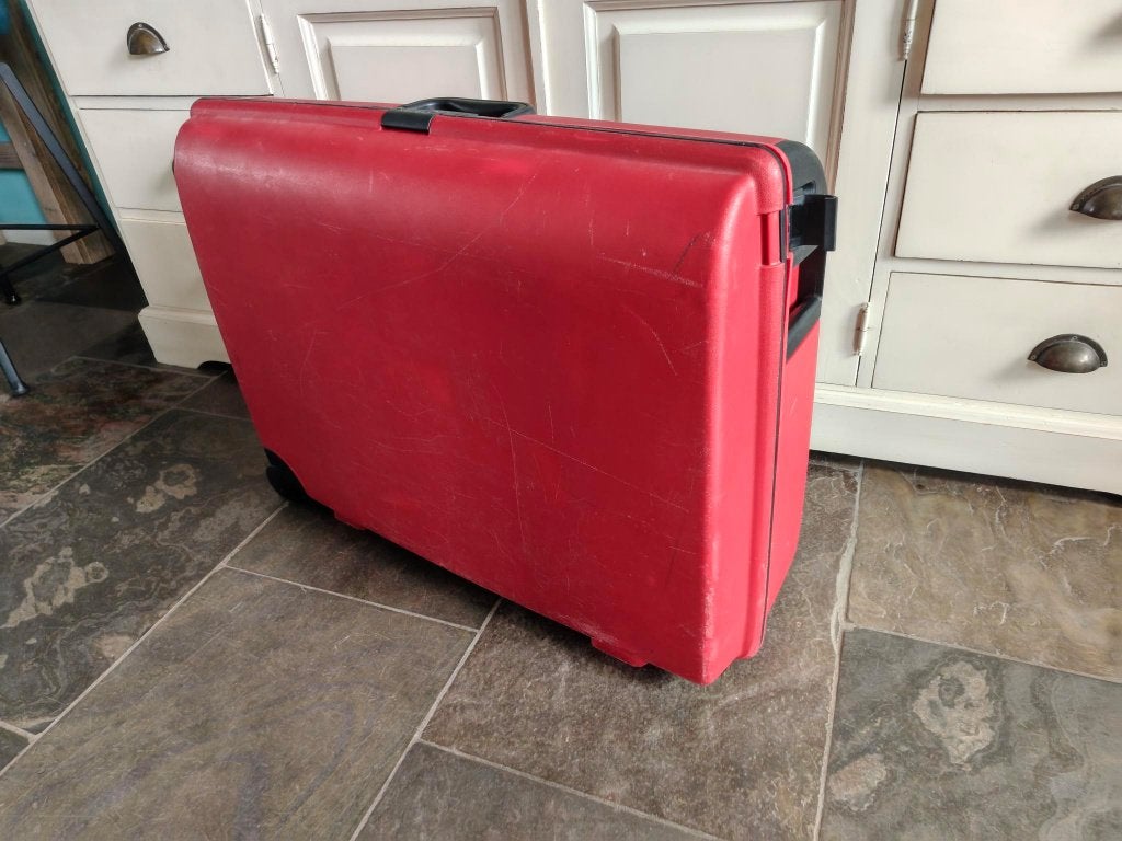 Koffer, Gebruikt, Hard kunststof, Slot, 45 tot 55 cm