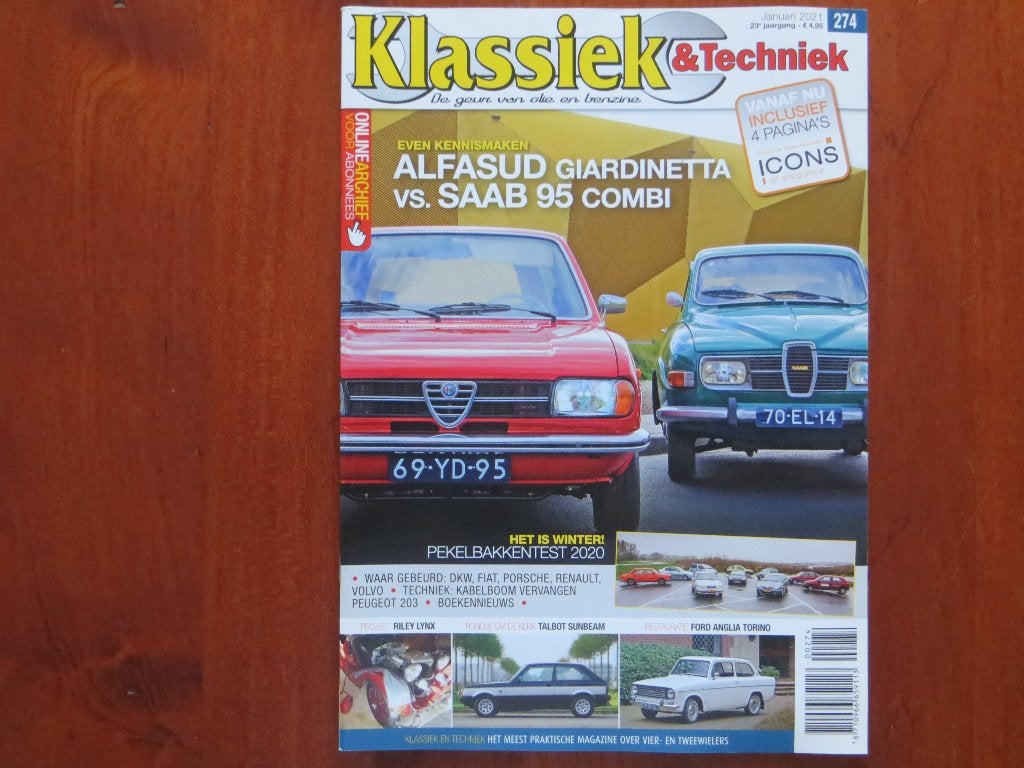 Klassiek & Techniek 274 Alfa Romeo Alfasud Giardinetta, Ophalen of Verzenden, Nieuw, Alfa Romeo