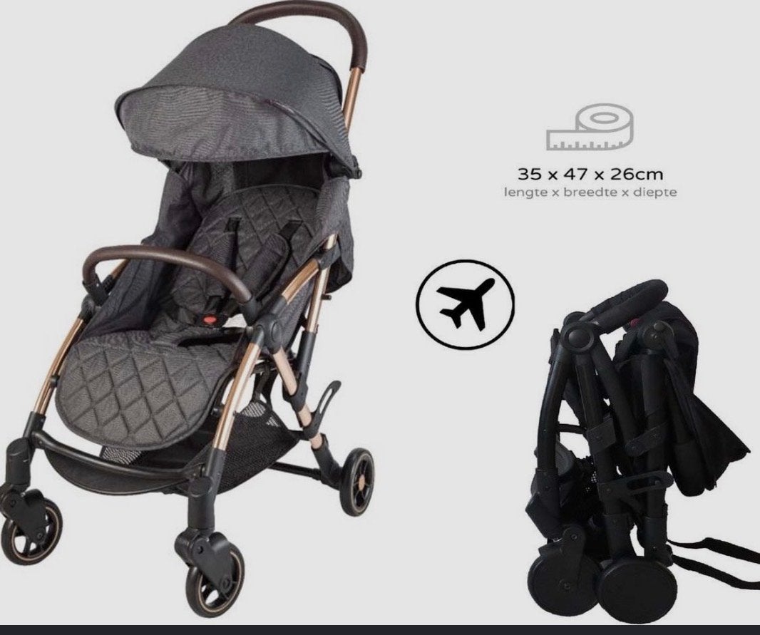 X Adventure Buggy LTD Compacte Buggy Antra Gold, Kinderen en Baby's, Verstelbare duwstang, Zo goed als nieuw, Ophalen, Kinderwagen