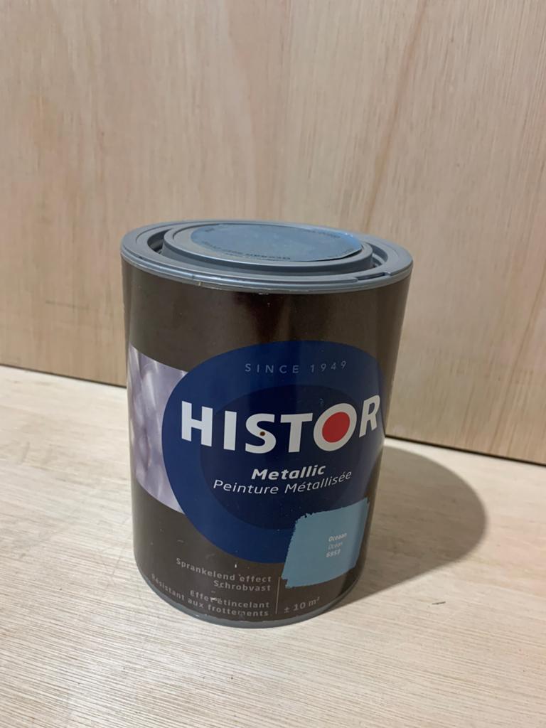 Histor Metallic Oceaan 6953 1 Liter Nieuw, Histor, Nieuw, Ophalen of Verzenden, Histor