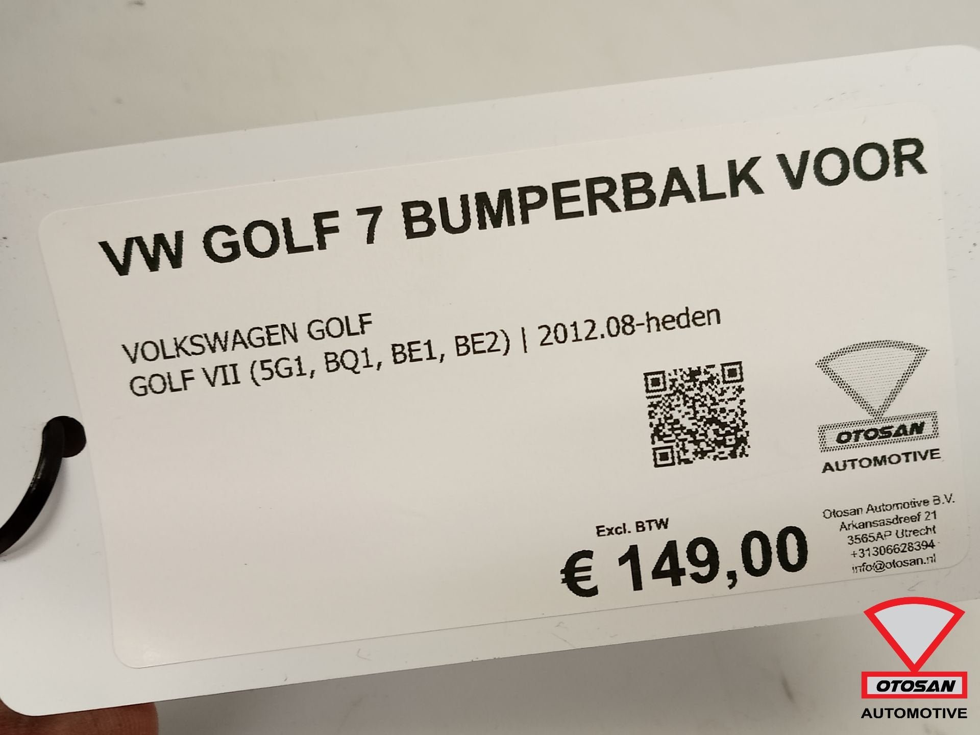 VW Tiguan 5N 2007-2015 Bumperbalk Balk Voor Origineel!, Gebruikt, Volkswagen, Volkswagen AG, Berliner Ring 2
38440  Wolfsburg, DE
