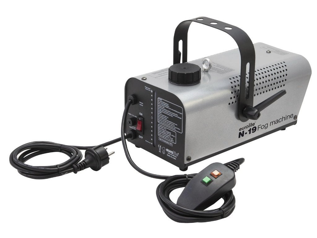 EUROLITE N-19 Rookmachine zilver, Geluidgestuurd, Nieuw, Ophalen of Verzenden, .