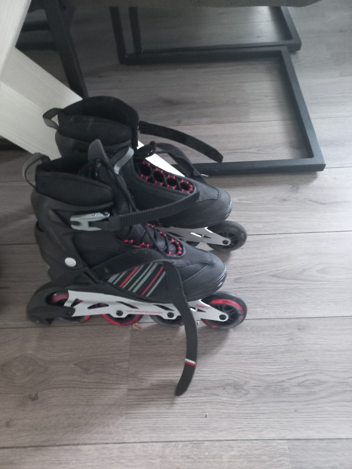 Inline skates / Skeelers - Zwart/Rood & Zwart/Blauw, Sport en Fitness, Schaatsen, Ophalen of Verzenden, Gebruikt, Overige typen