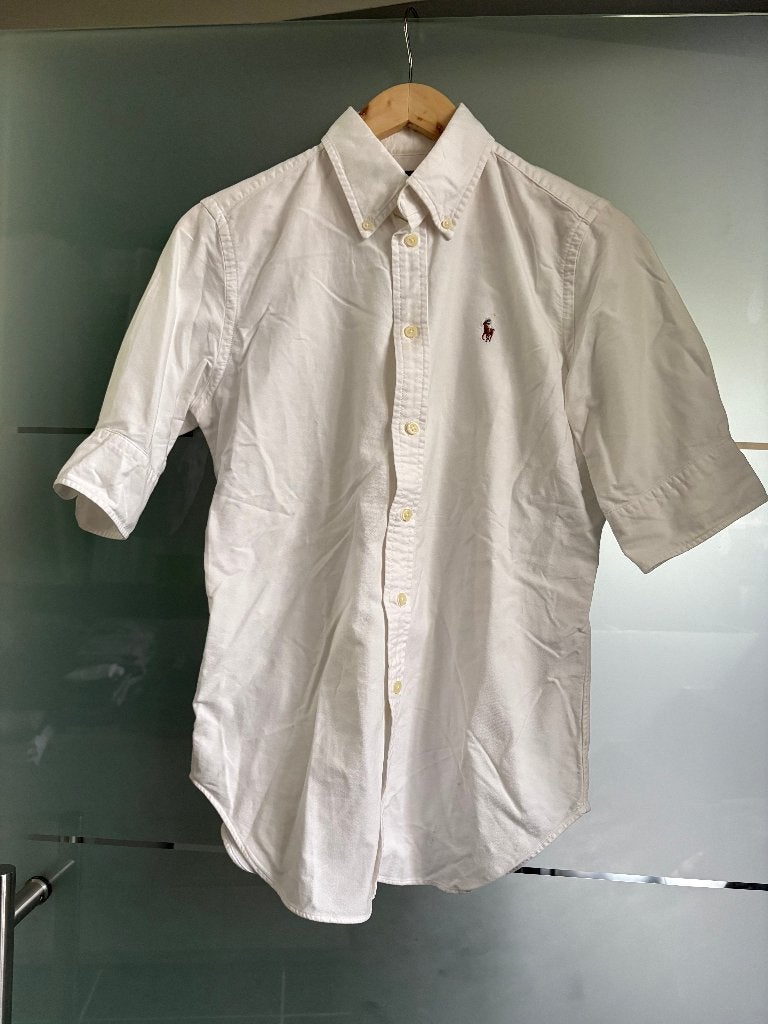 Ralph Lauren - Hemd, Wit, Ophalen of Verzenden, Zo goed als nieuw, Ralph Lauren
