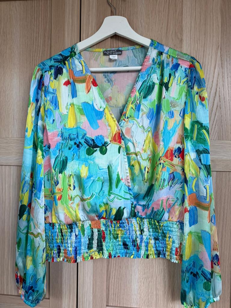 Dames blouse Art Dolcezza lange mouw maat L, Kleding | Dames, Blouses en Tunieken, Ophalen of Verzenden, Zo goed als nieuw