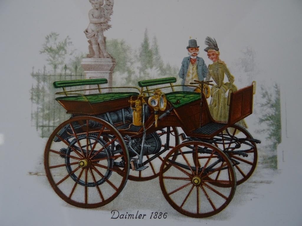 Vintage Mosa tegel Daimler 1886 en Fiat 1901 19euro per stuk, Ophalen of Verzenden