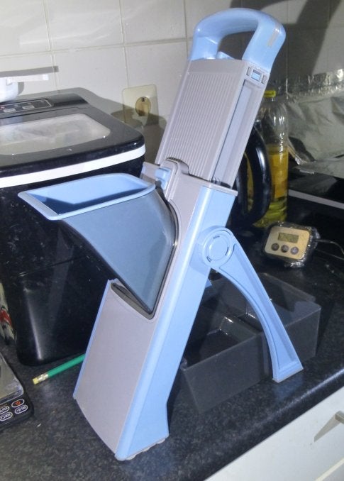 groente snijder, Blauw, Nieuw, Ophalen of Verzenden, Snijmachine