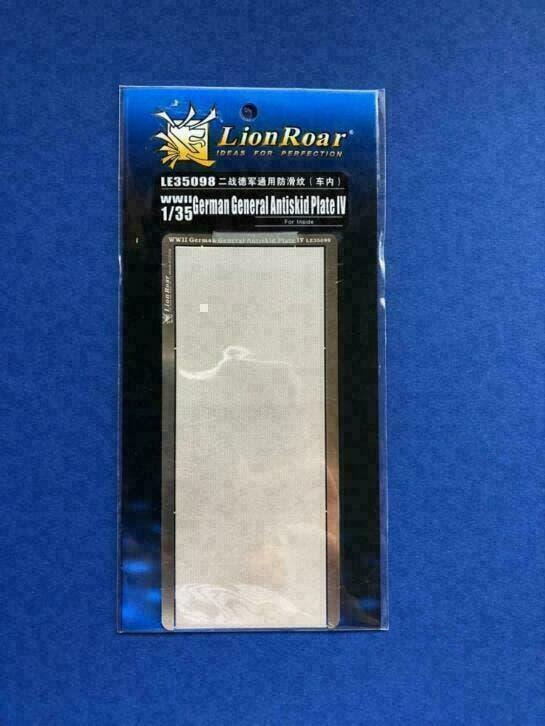 LIONROAR LE35098 WWII German Army Antiskid Plate IV 1/35, Ophalen of Verzenden, Nieuw, 1:32 tot 1:50