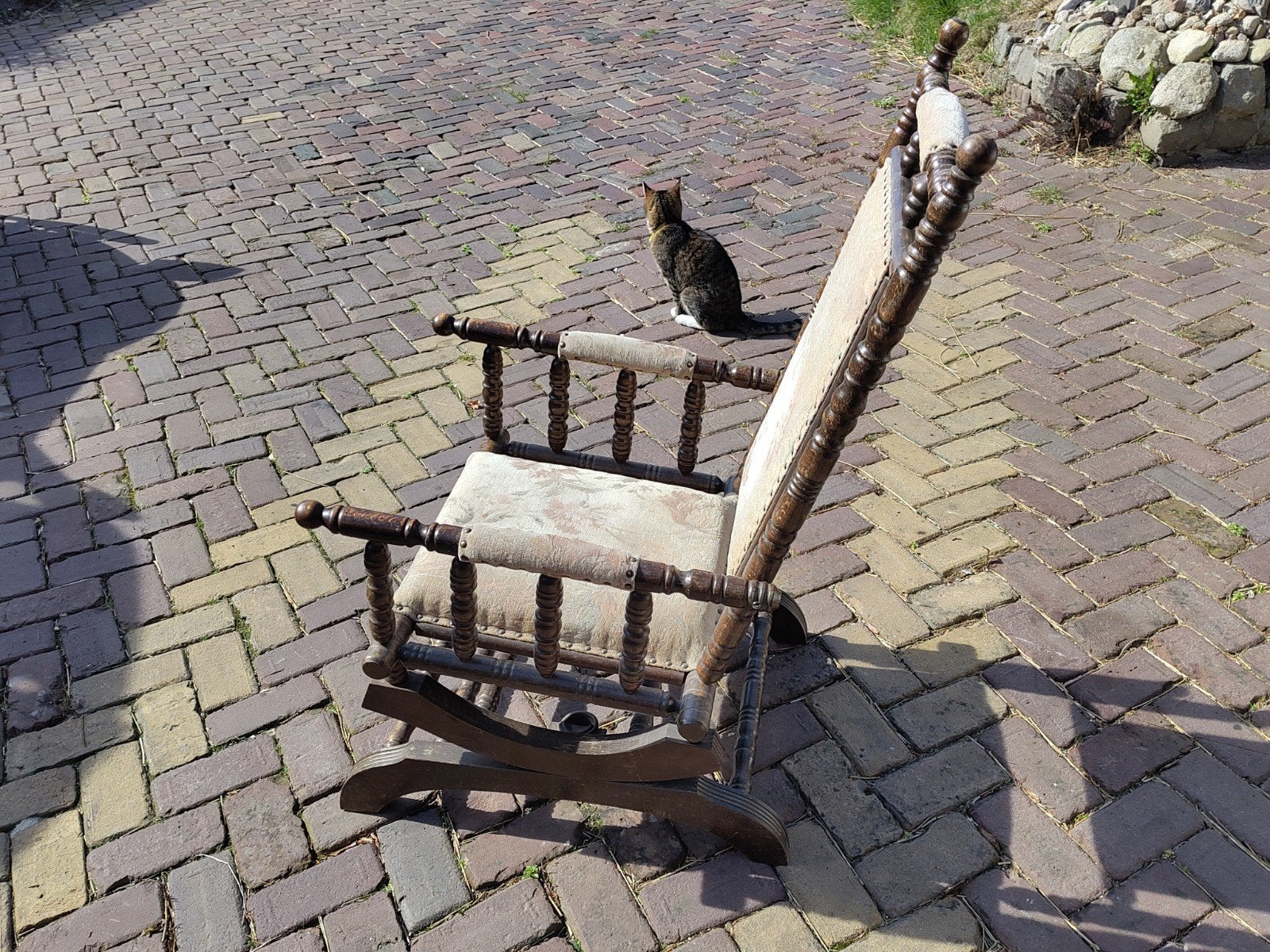 Schommelstoel, Ophalen