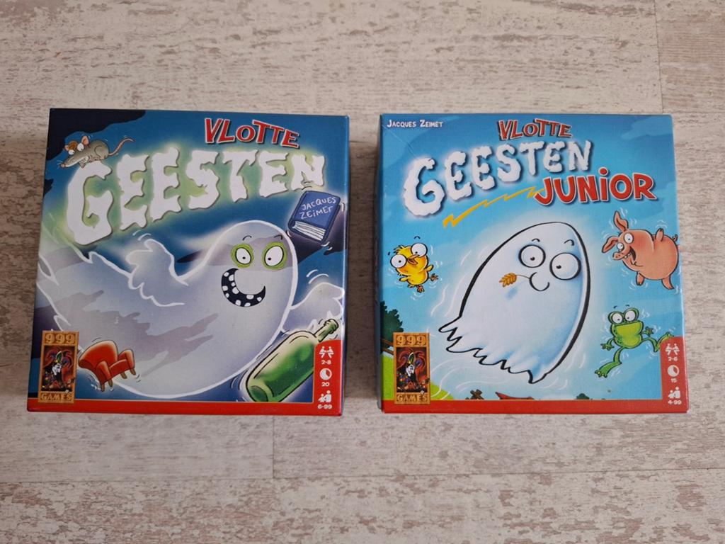 Vlotte Geesten spel gewoon en junior, Vijf spelers of meer, Ophalen of Verzenden, Zo goed als nieuw, 999 games