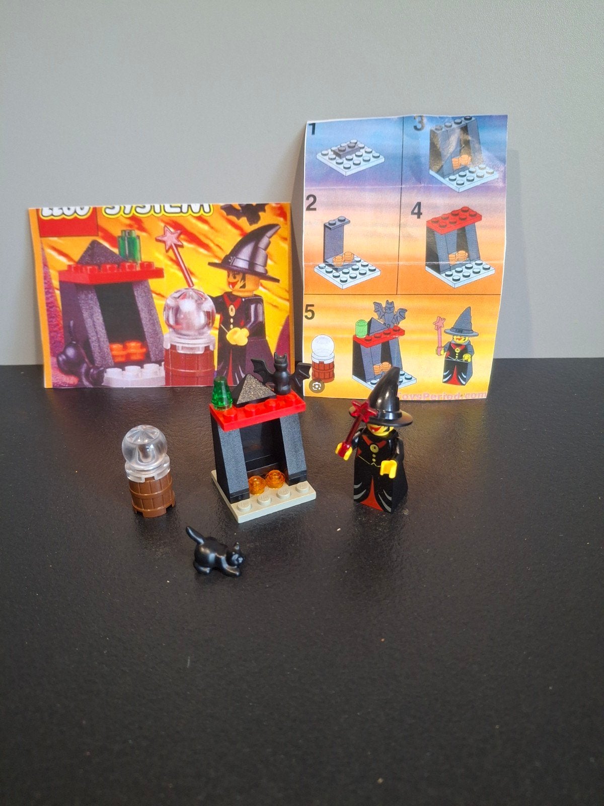 LEGO 2872 System Heks en haardvuur. set uit 1997, Overige thema's, Lego, Ophalen of Verzenden, Zo goed als nieuw