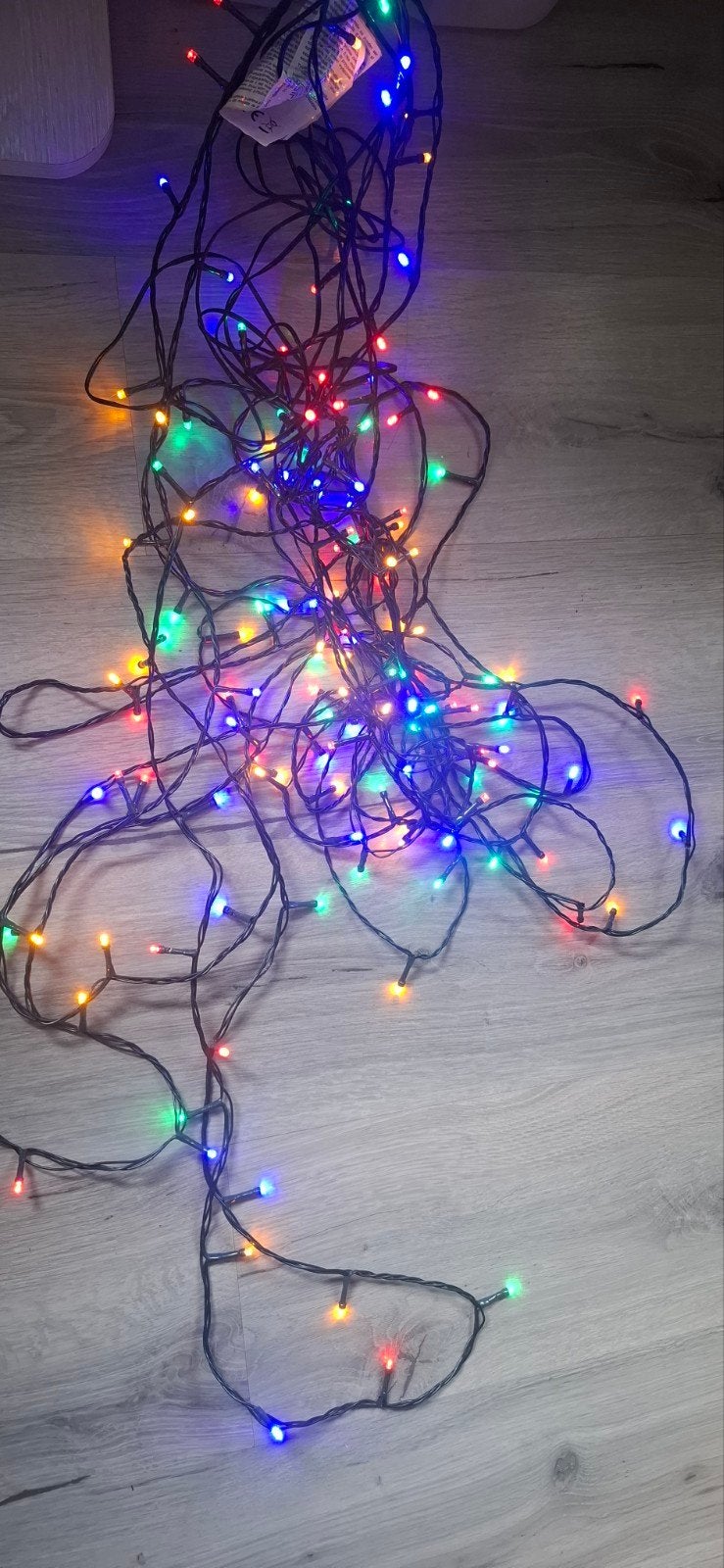 gekleurde lampjes voor in de kerstboom, Ophalen, Gebruikt