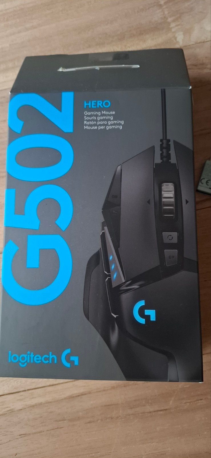 Logitech G502 Hero Gaming Muis met Gewichtjes, Computers en Software, Muizen, Ophalen, Muis, Gaming muis, Zo goed als nieuw