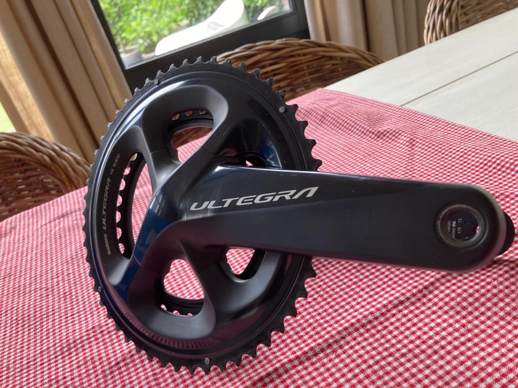 Shimano Ultegra crankstel 52-36 175mm, Fietsen en Brommers, Fietsonderdelen, Ophalen, Zo goed als nieuw
