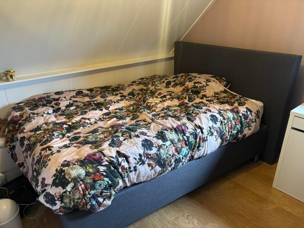 Mooie Boxspring incl matras 140x200, Ophalen, Gebruikt, Tweepersoons, 140 cm