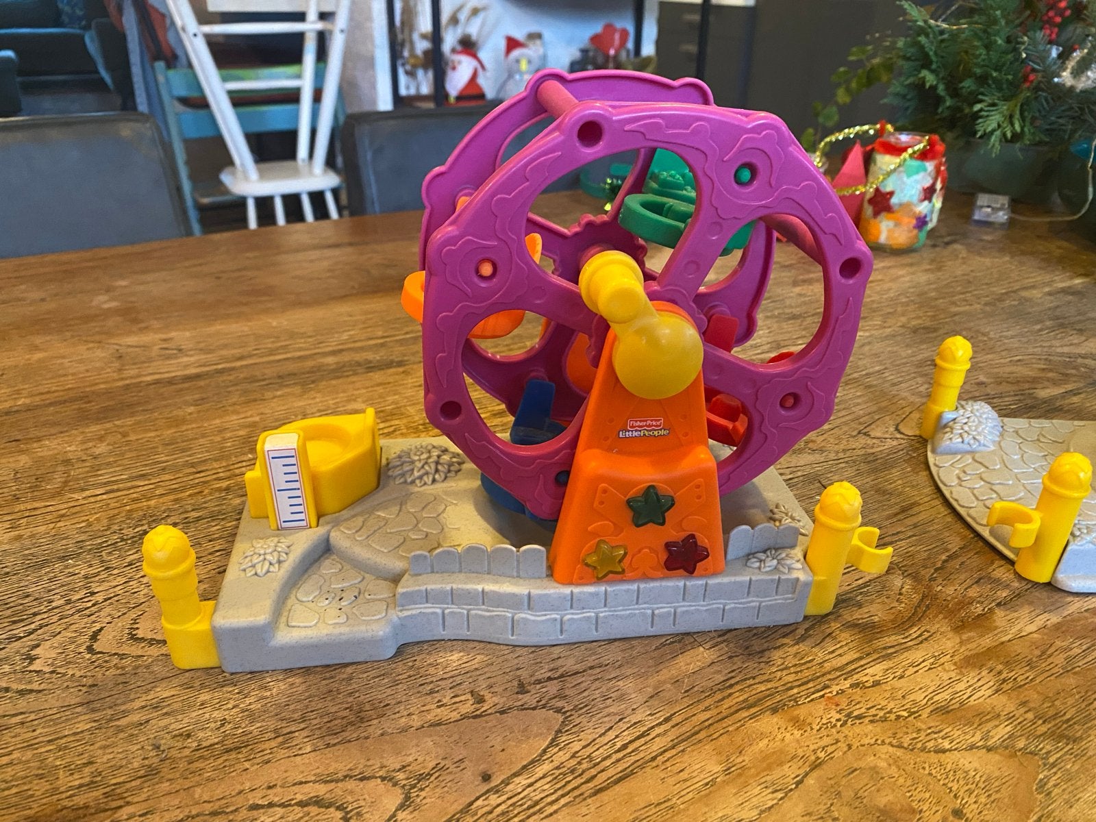 Fisher-Price Little People Reuzenrad & Draaimolen, Ophalen, Gebruikt, Jongen of Meisje