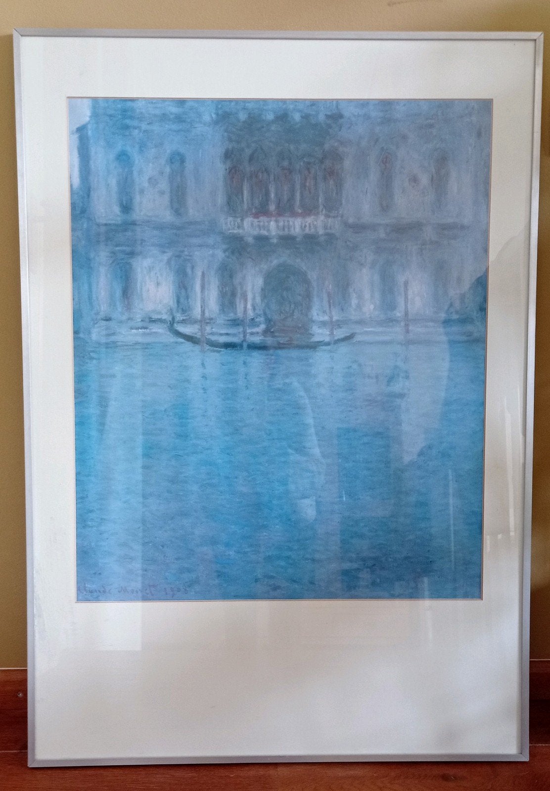 Grote lijst met poster Monet, Ophalen