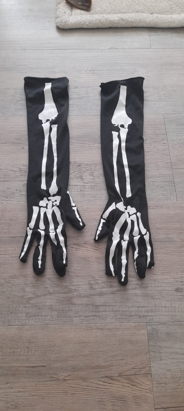 Skelet handschoenen, Ophalen of Verzenden, Zo goed als nieuw, Handschoenen, Hoed of Pet