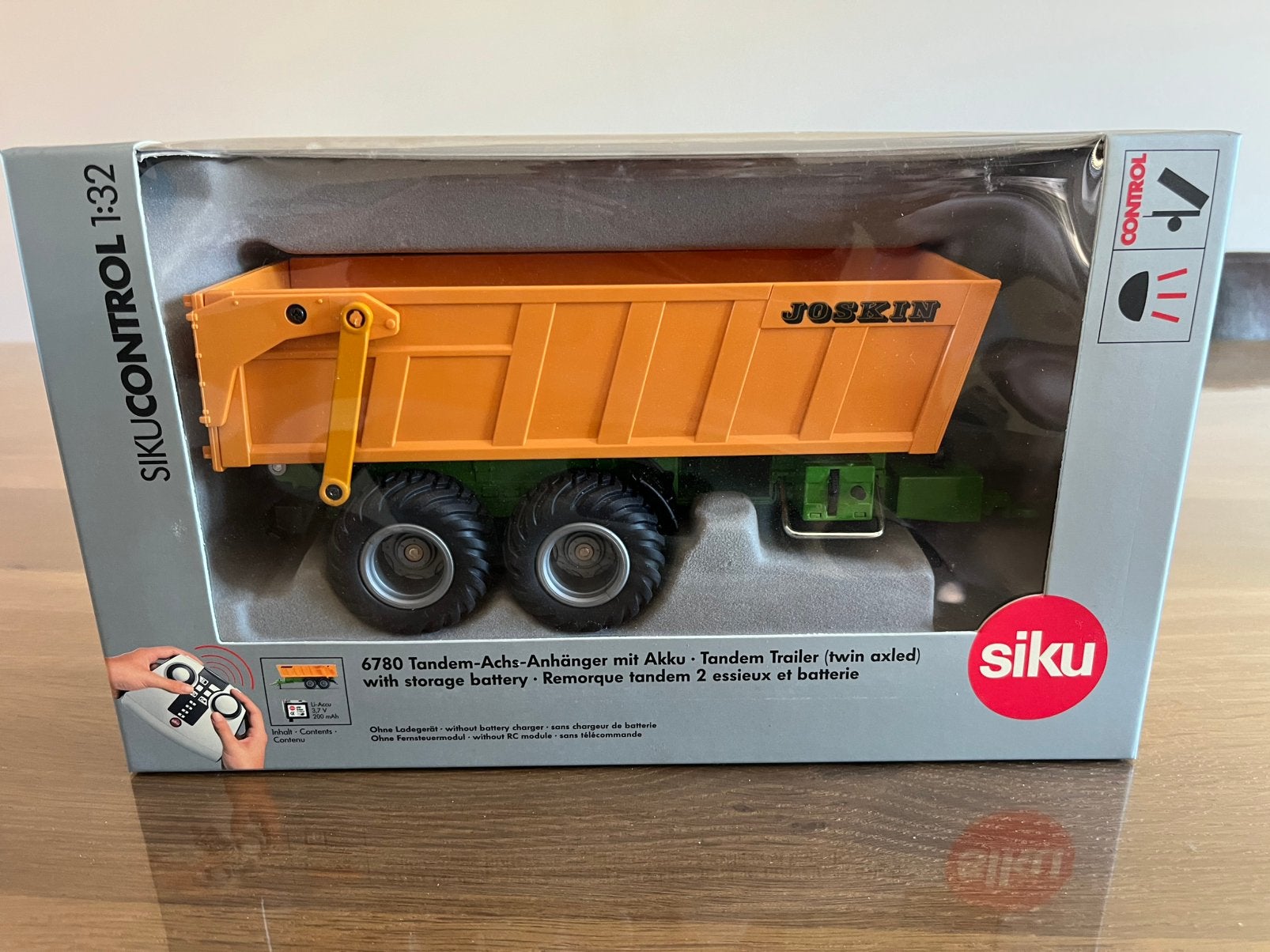 Joskin kieper Siku Control 6780, Hobby en Vrije tijd, Ophalen of Verzenden, Nieuw, Tractor of Landbouw, SIKU