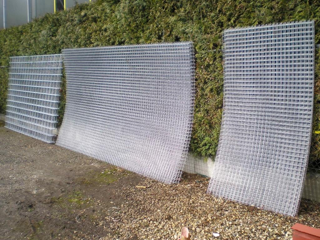 IJZEREN betonmat,tuingaas,50x50x3 : verzinkt 2.20 x 1.20m, Ophalen, Zo goed als nieuw, Minder dan 10 meter, Gaas