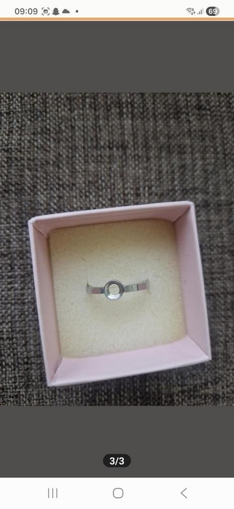 Melano Vivid Zilveren Ring Maat 58, Sieraden, Tassen en Uiterlijk, Ringen, 18 tot 19, Ophalen of Verzenden, Zo goed als nieuw
