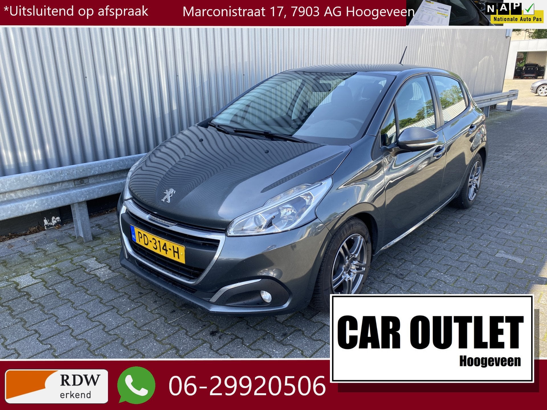 Peugeot 208 1.2 PureTech Blue Lion A/C, CC, CarPlay, Navi, P, Auto's, Voorwielaandrijving, Stof, Gebruikt, 1199 cc
