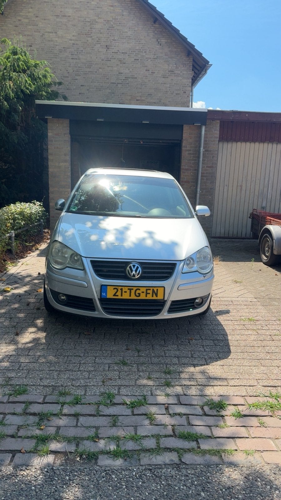 Volkswagen Polo 1.4 16V 59KW 2006 Grijs, Auto's, Volkswagen, Voorwielaandrijving, 40 €/maand, 4 cilinders, Handgeschakeld