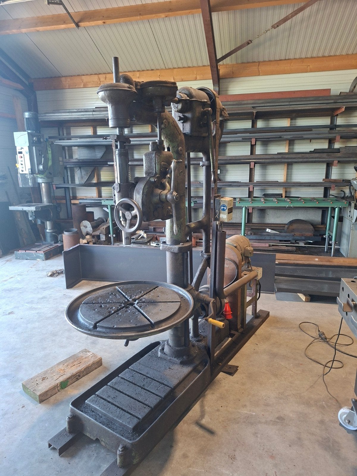 Zware webo kolomboormachine, Ophalen, Gebruikt, Kolomboormachine