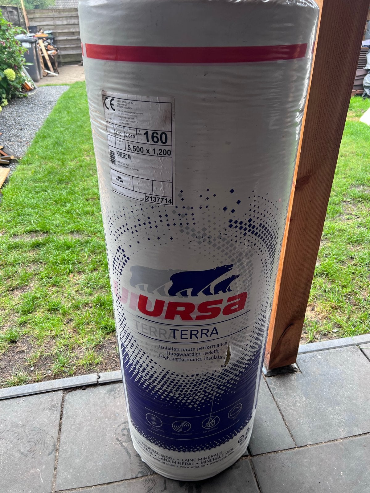 URSA Terra Minerale Wol Glaswol - Diverse Diktes Nieuw, Doe-het-zelf en Verbouw, Isolatie en Afdichting, Ophalen, 12 cm of meer
