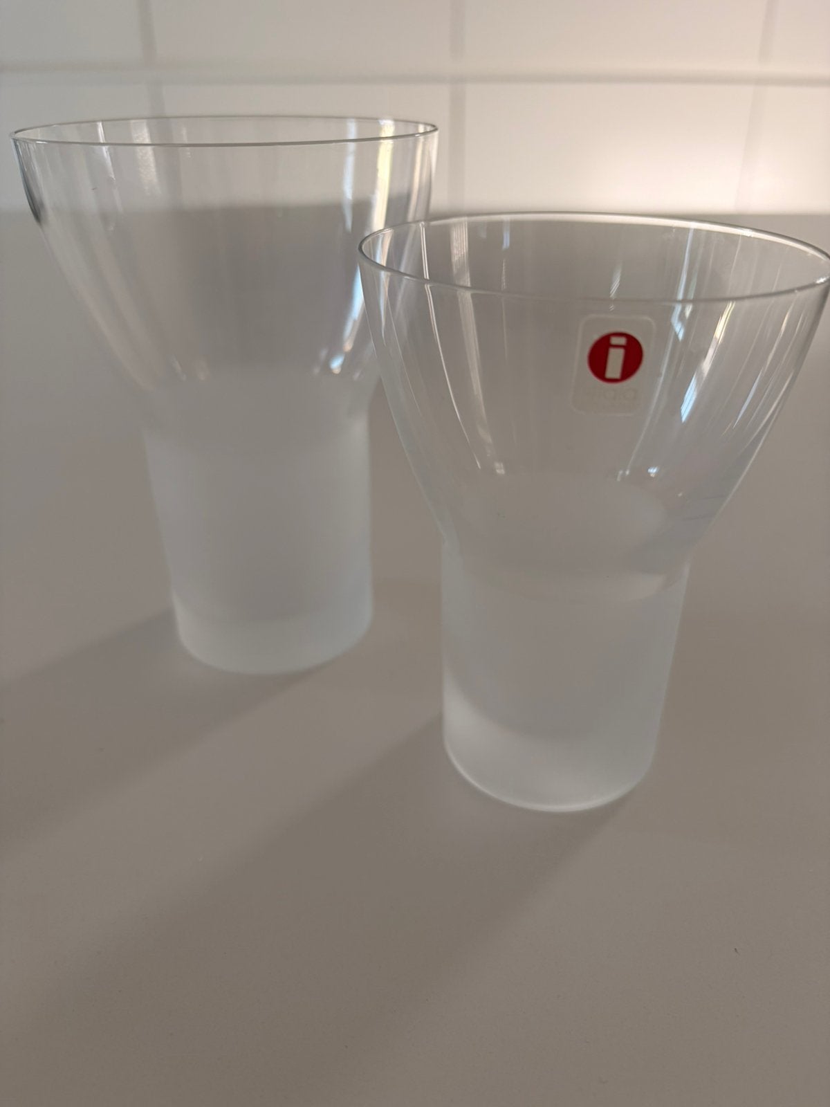 Iitala set van 2 glazen, Ophalen, Zo goed als nieuw
