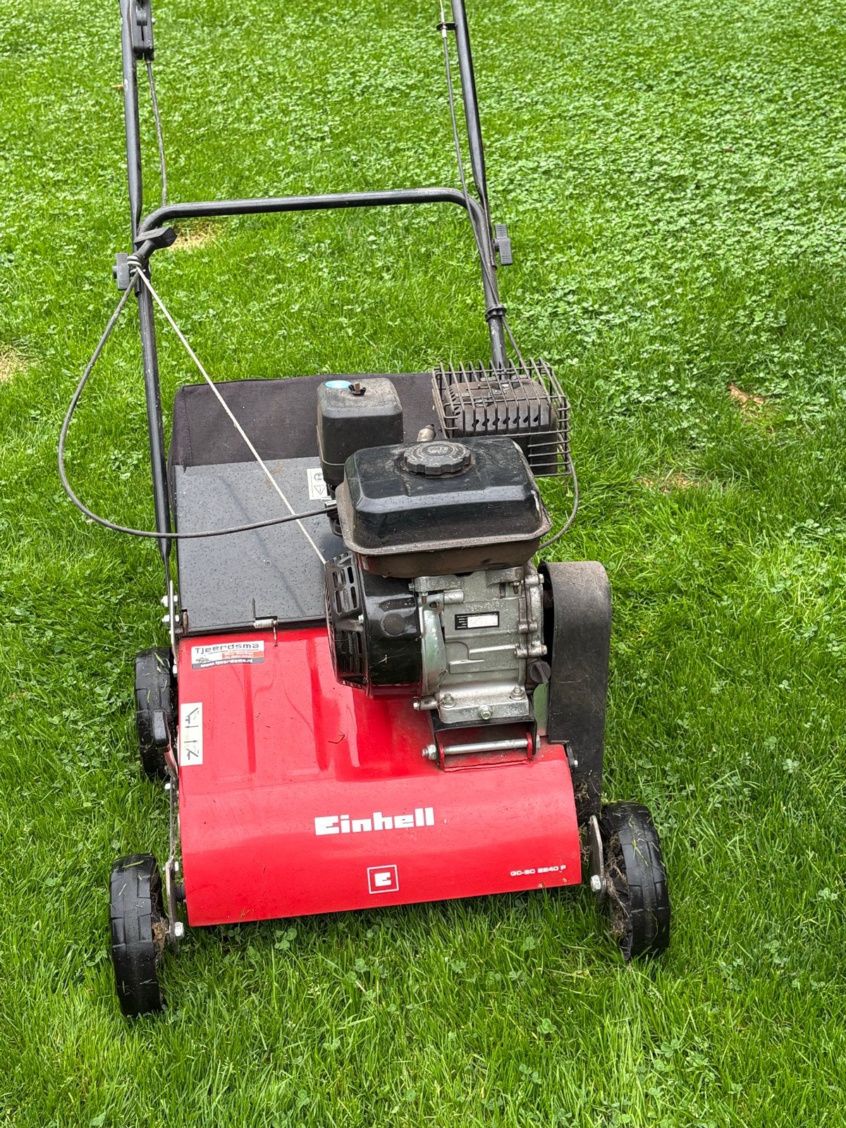 Einhell Benzine Verticuteermachine - Goede Staat, Ophalen, Cirkelmaaier, Gebruikt, 40 t/m 49 cm