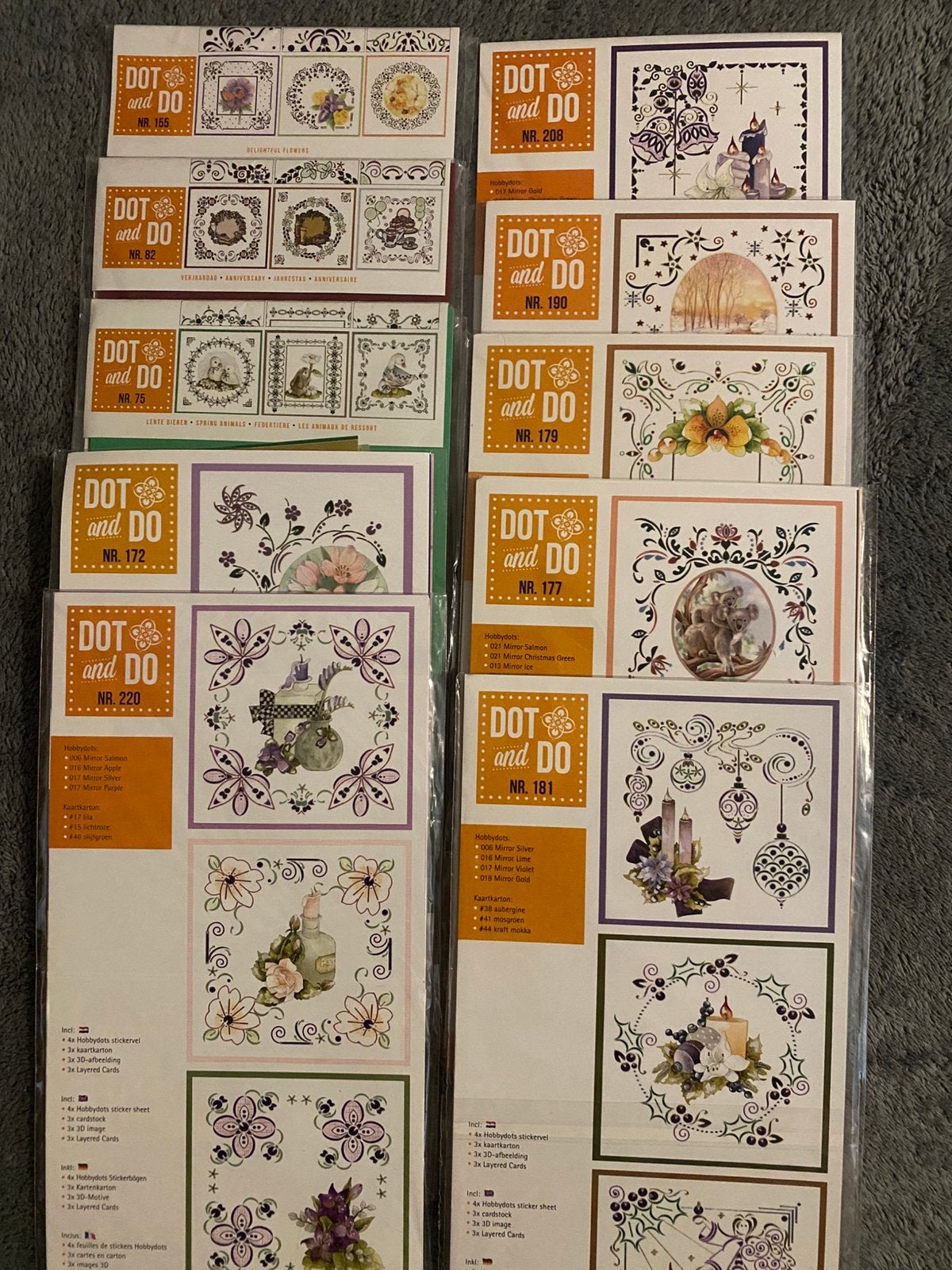10 x Dot and do sets (5), Hobby en Vrije tijd, Ophalen of Verzenden, Nieuw, Overige thema's, Overige typen