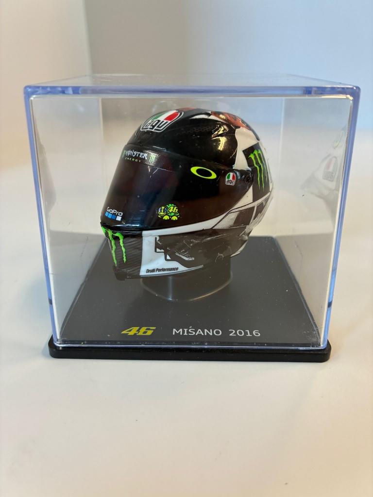 69756: Helm - MotoGP - Valentino Rossi - Misano 2016 - 1:5, Overige typen, Zo goed als nieuw, Bachsatztstr. 54 D 72131 Ofterdingen, Germany