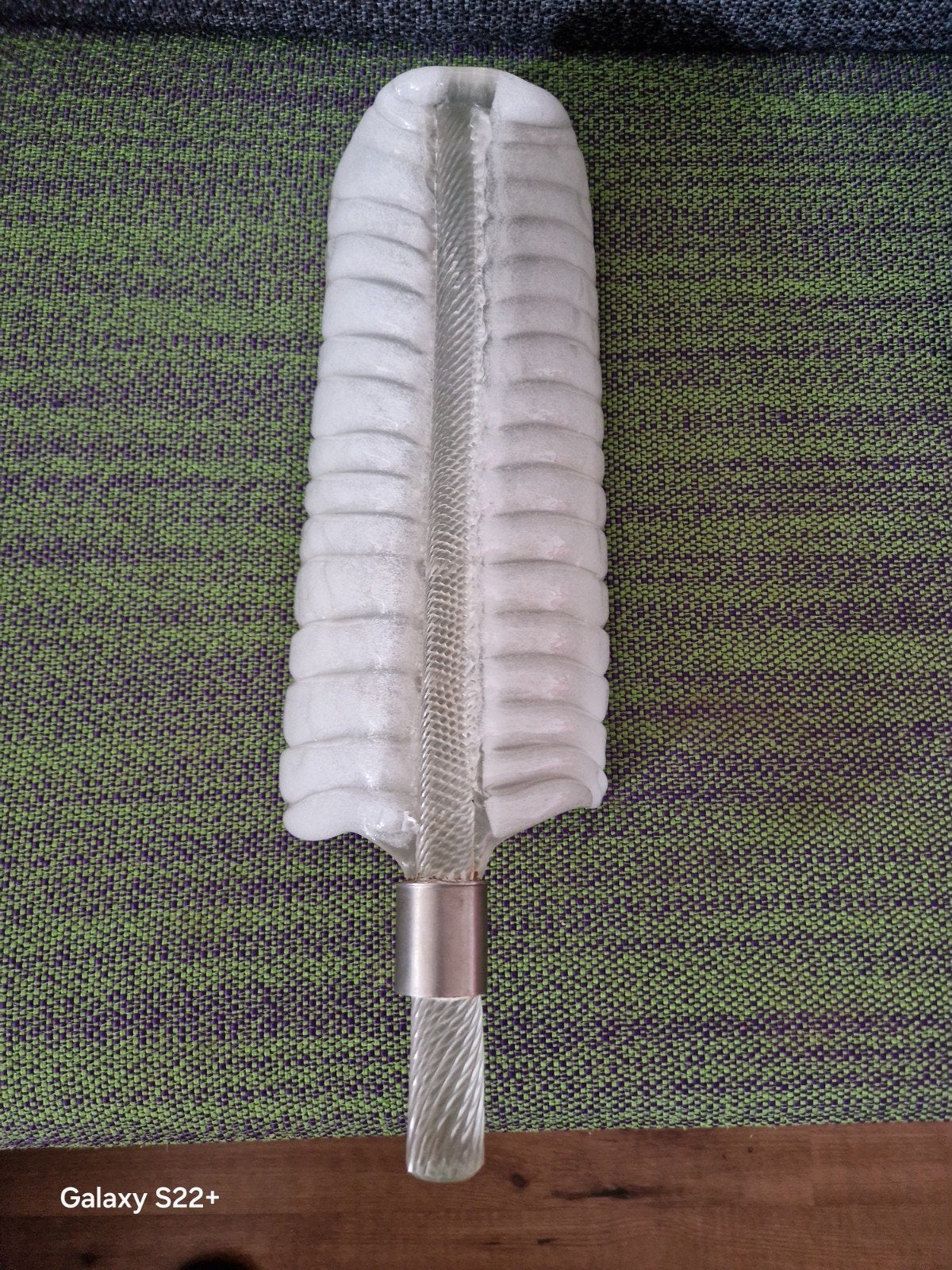 Vintage Barovier & Toso Murano Glas Sconce - Blad Vorm, Antiek en Kunst, Ophalen