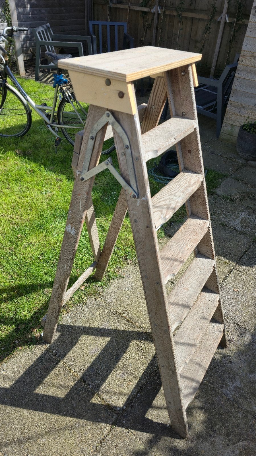 Houtentrap, Ophalen, Gebruikt, Trap, Opvouwbaar of Inschuifbaar