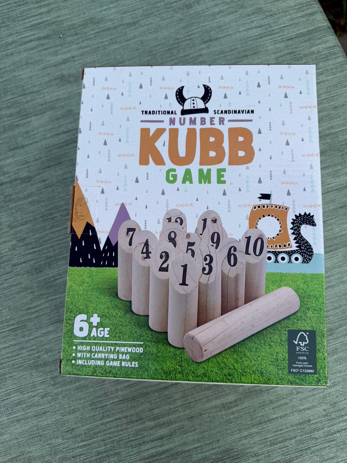 Kubb game, Ophalen of Verzenden, Zo goed als nieuw