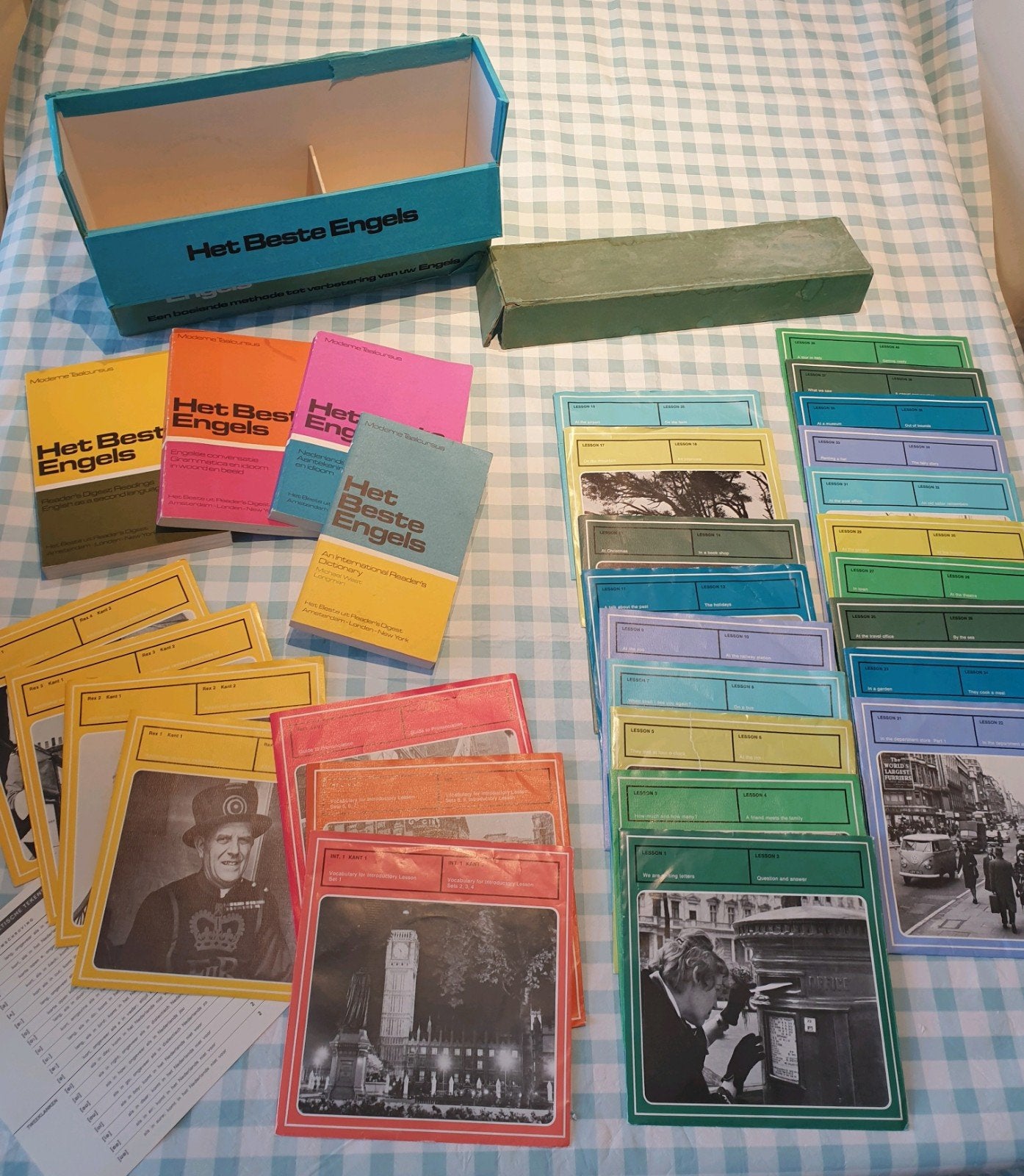 LP Singles Vintage Engelse cursus 'Het Beste Engels', LP, Gebruikt, Overige genres, 7 inch