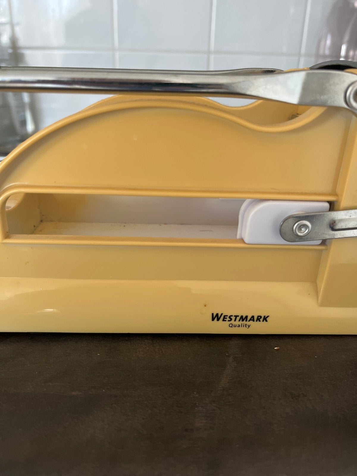 Frite Snijder Westmark met 3 snijmessen - Zo goed als nieuw, Ophalen of Verzenden, Zo goed als nieuw, Snijmachine, Overige merken