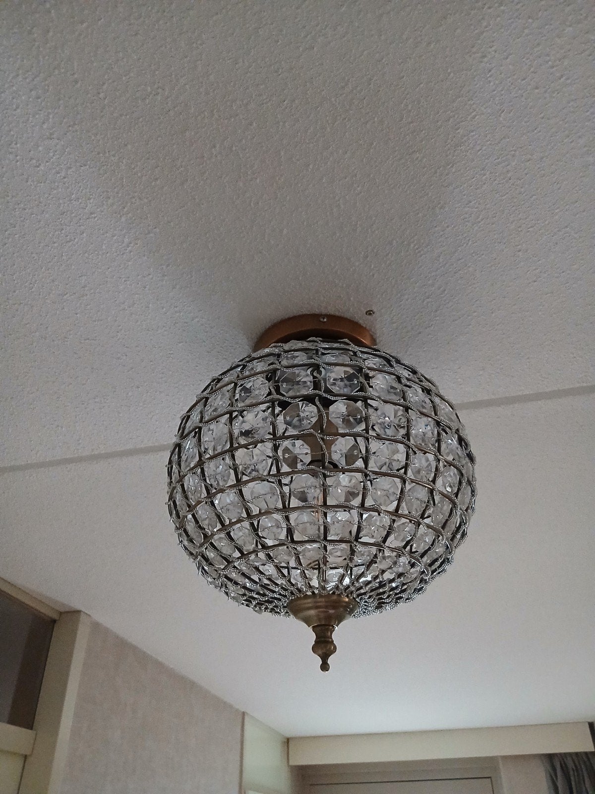 Mooie plafondlamp, Ophalen, Zo goed als nieuw, E27 (groot)