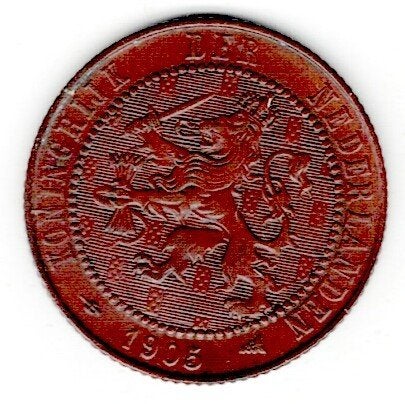 26-1684 Nederland 2 1/2 cent 1905, Postzegels en Munten, Munten | Nederland, Ophalen of Verzenden, Koningin Wilhelmina, Overige waardes