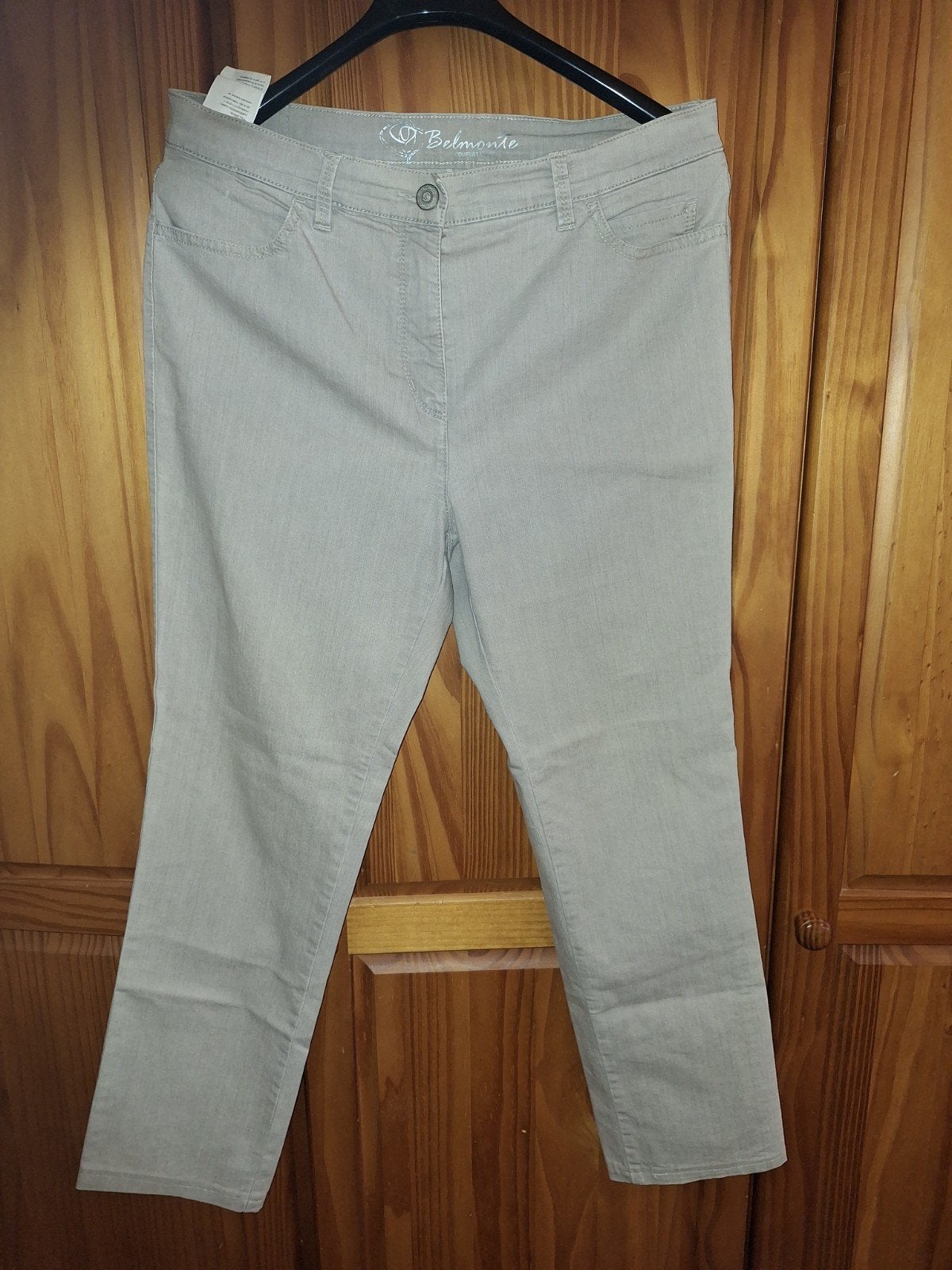 Toni. Belmonte CS Slim-Fit Driekwart Broek Maat 42, Kleding | Dames, Beige, Maat 42/44 (L), Ophalen of Verzenden, Zo goed als nieuw