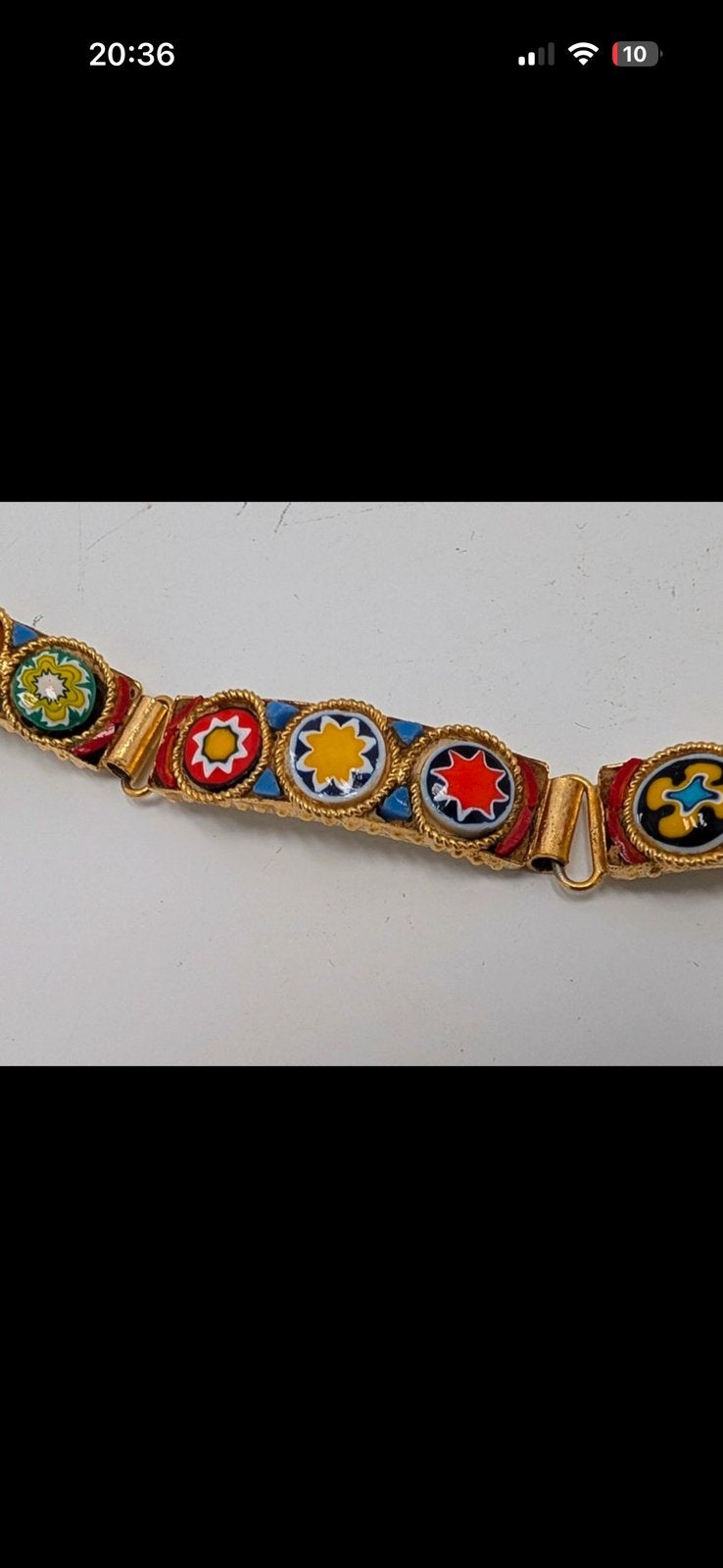 Italiaanse mozaïek armband, Ophalen of Verzenden, Armband